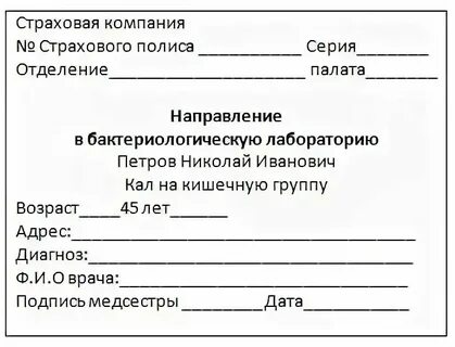 Как оформлять направление