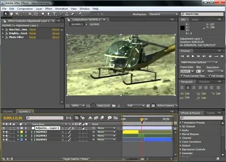 After effects layer