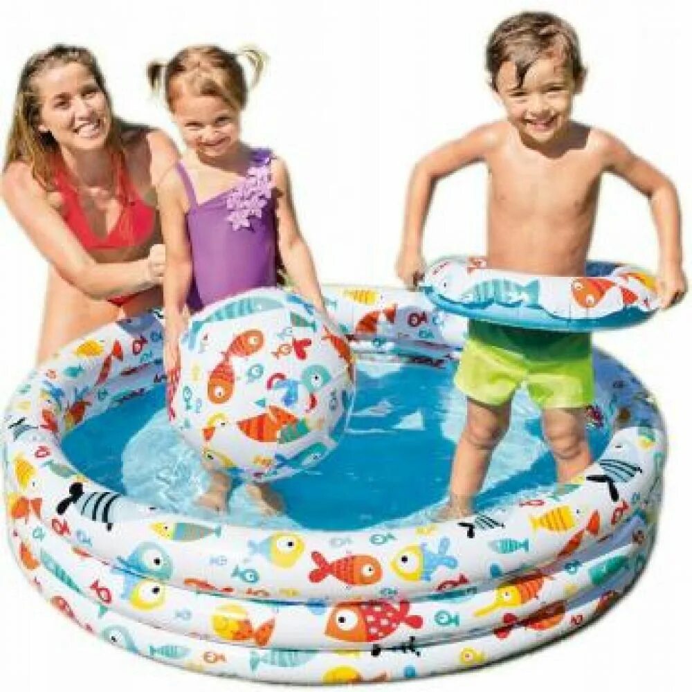 Бассейн для 7 лет. 59469np intex. детский бассейн intex fishbowl 59469. 59431 intex. надувной бассейн intex 59431np.