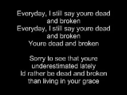 Your dead текст