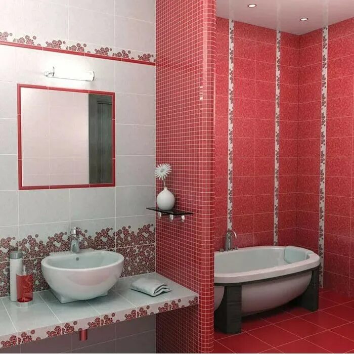 плитка кураж-2 нефрит-керамика. красная плитка для ванной комнаты. плитка vela carmin 20. красная плитка для ванной. ванная в красном цвете.