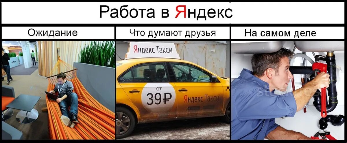 Такси ожидание реальность.