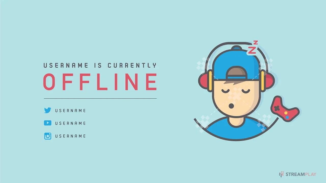 Offline pages. Офлайн баннер для Твича. Оффлайн Твич. Баннер стрим офлайн. Баннер видеопроигрывателя для Твича.