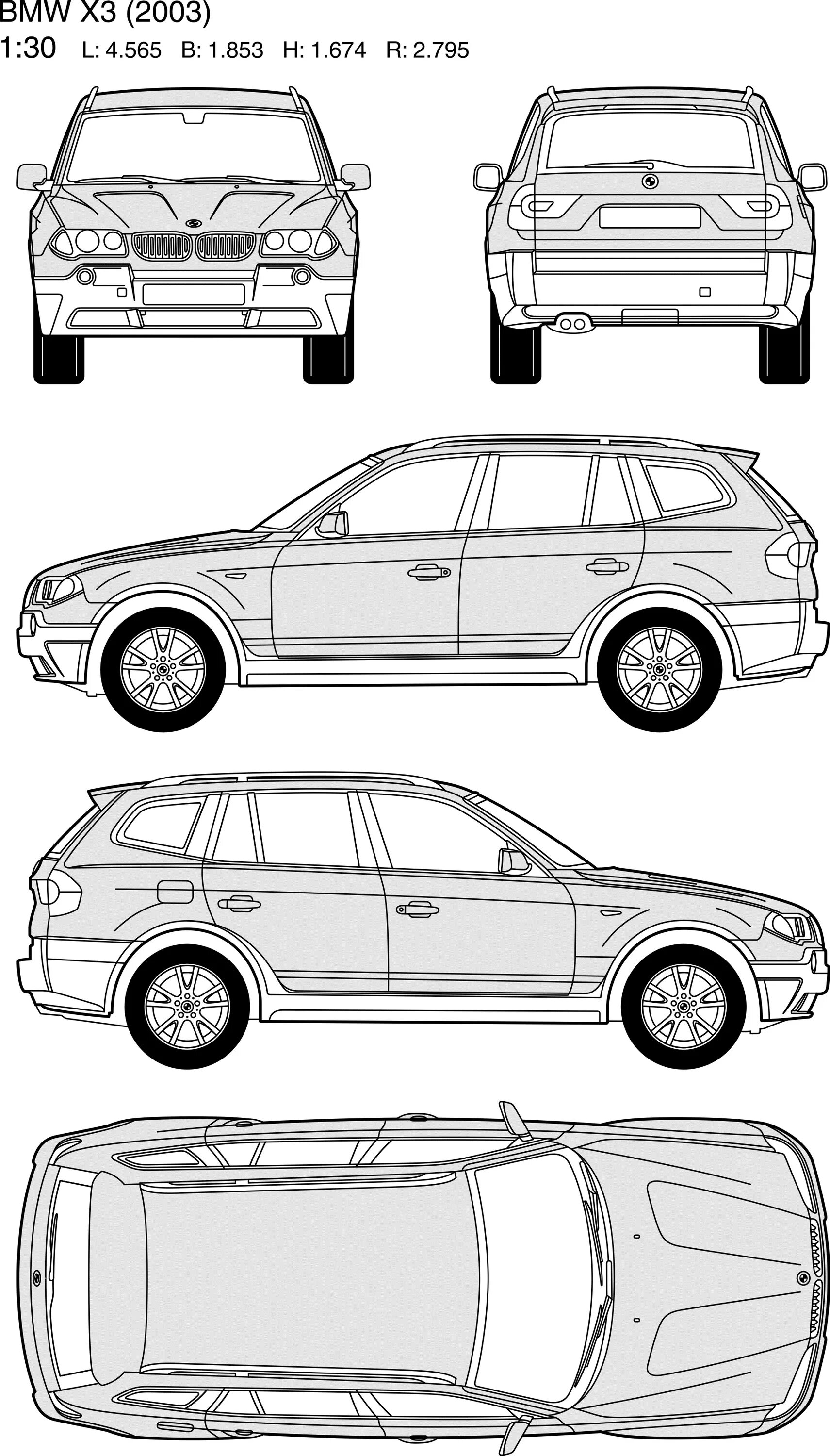 Схема бмв х3. BMW x5 e53 чертеж. BMW x3 e83 чертеж. BMW e83 Габаритные чертежи. БМВ х5 е53 чертеж.