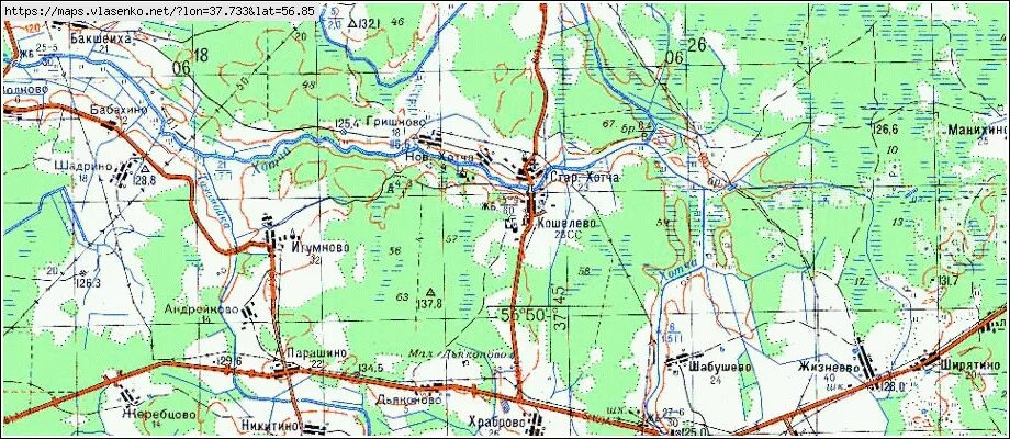 Кошелево талдомский. Река Хотча в Талдомском районе на карте. Карта старых деревень Талдомского района. Карта Талдомского района Московской области. Карта Талдомский район Московской области с деревнями и дорогами.