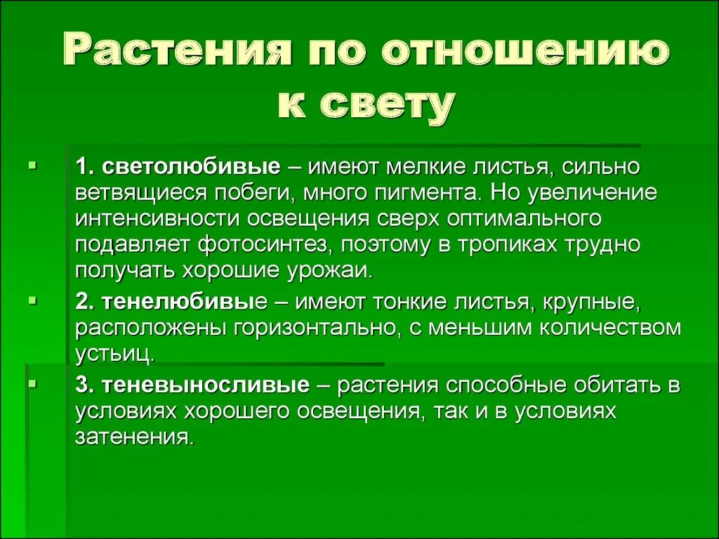 Роль светы в жизни растений. Растения по отношению к освещенности. Влияние света на фотосинтез. Влияние факторов среды на фотосинтез. Свет экологический фактор.