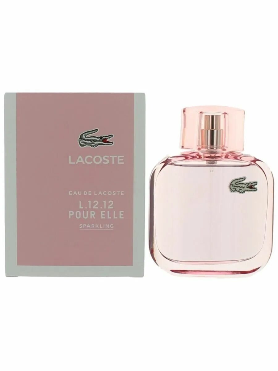 Eau de lacoste sparkling. Lacoste l.12.12 pour elle sparkling (90ml). Lacoste l.12.12 pour elle sparkling EDT. Лакост pour elle. Духи Lacoste elle sparkling.