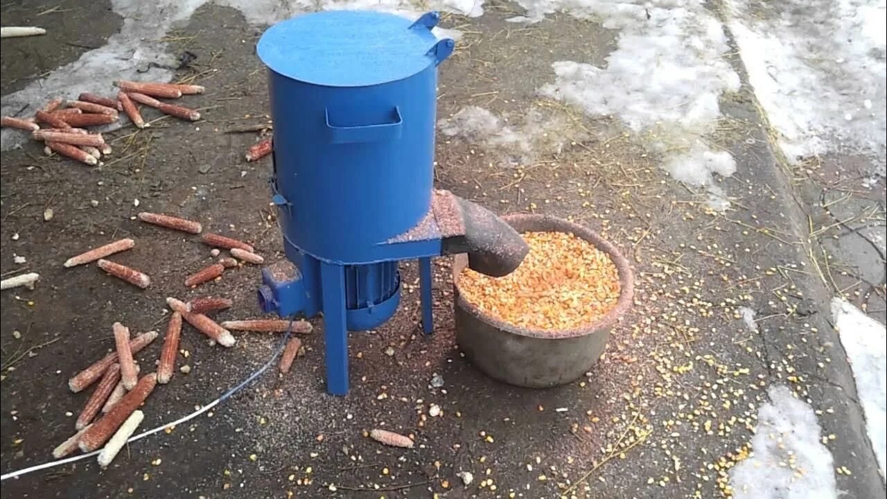 Как измельчить кукурузу