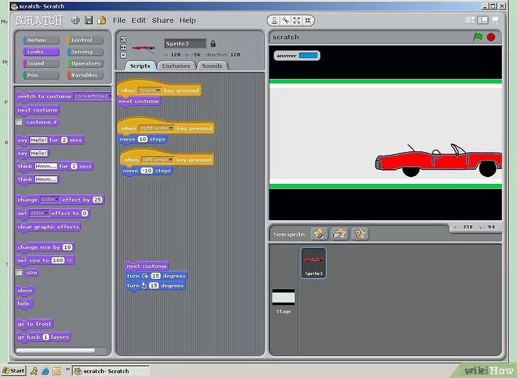 Scratch как сделать игру