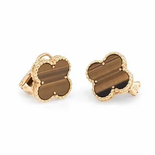 Van cleef alhambra серьги