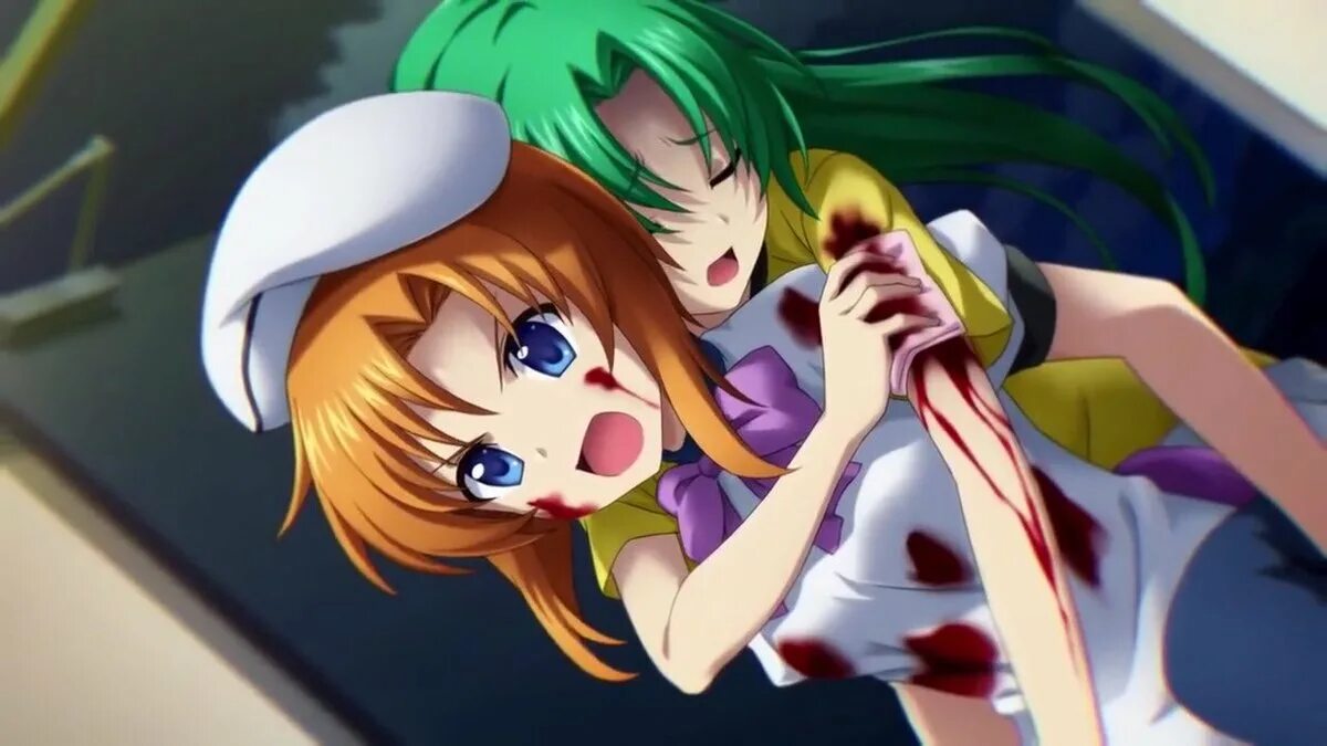 When they open a new. Рюгу Рена новелла. Higurashi 2006. Цикады новелла. Higurashi Шион 2020.