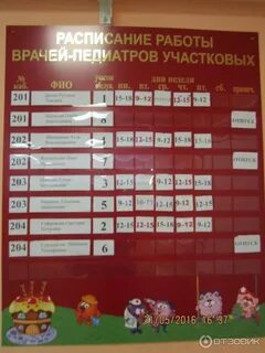 Расписание врачей инта