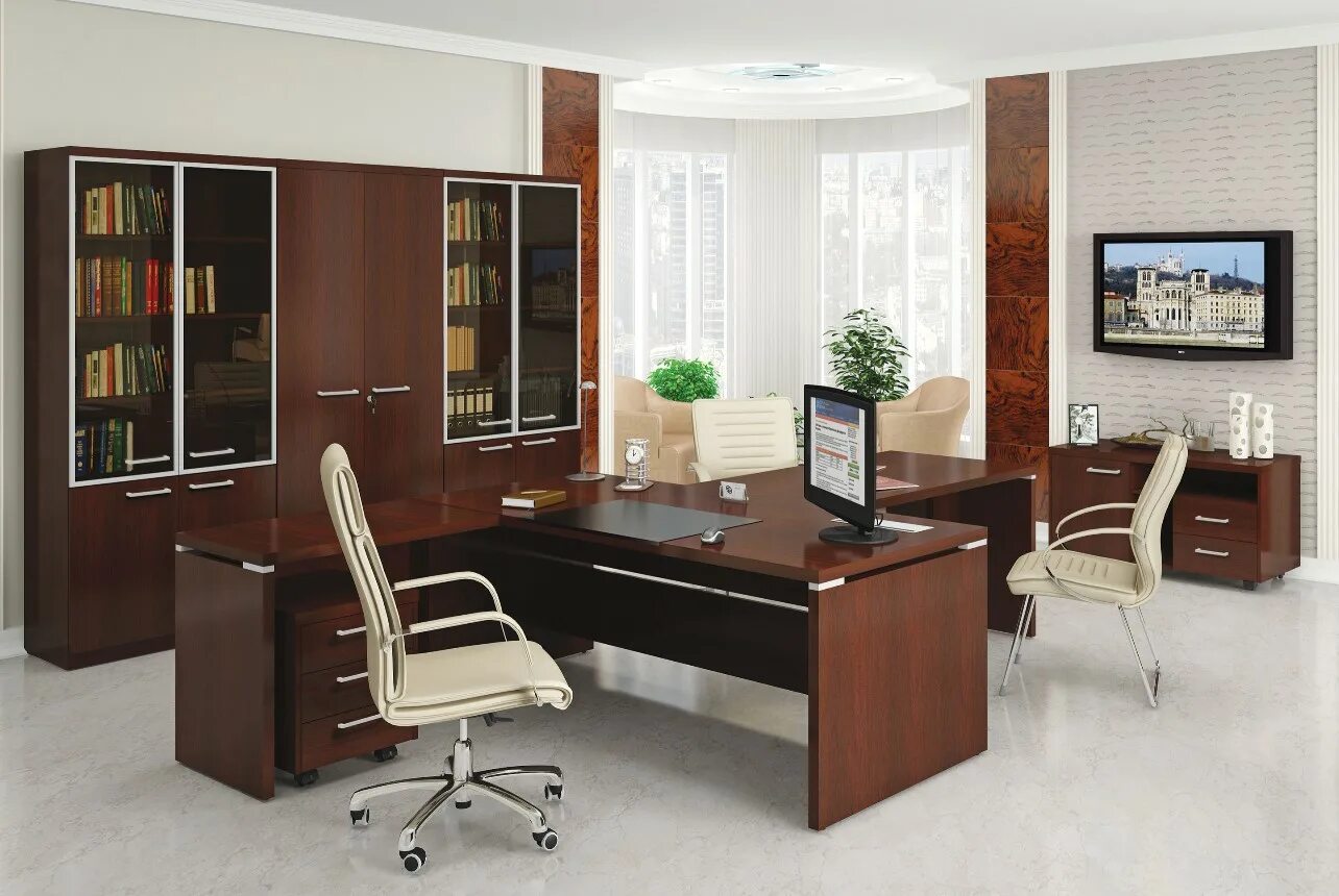 Мебель Альто кабинет руководителя. Комплект мебели для кабинета