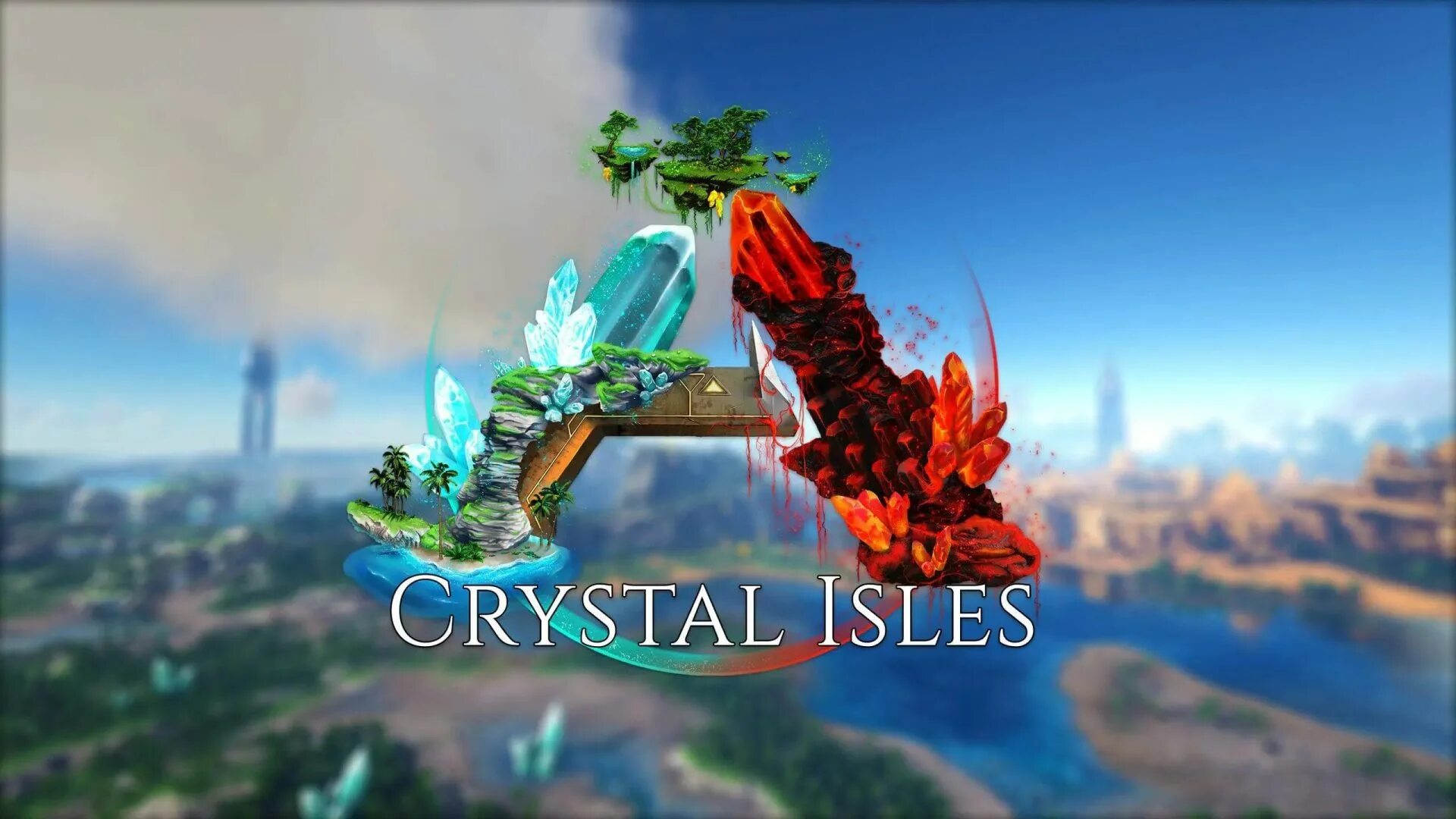 АРК Кристал Исланд. АРК карта Crystal Isles. Ark Survival Evolved Crystal Isles. АРК кристальные острова. Ark кристалл