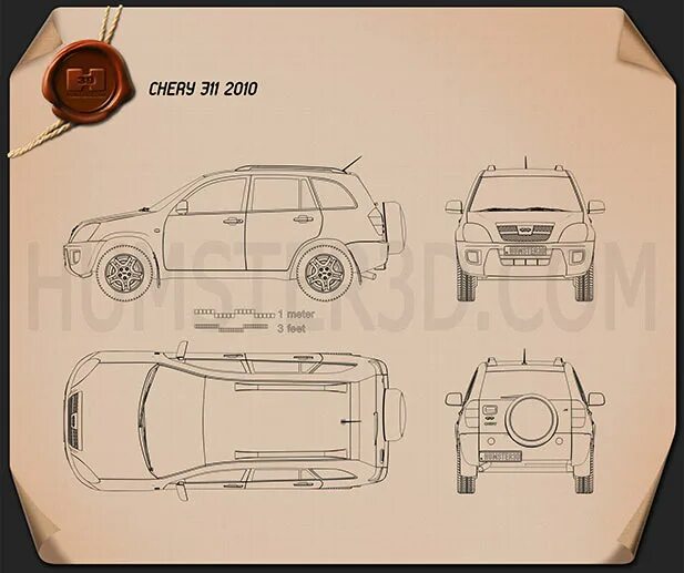 Размеры чери тигго фл. Chery Tiggo t11 Blueprint. Черри Тигго т11 габариты. Габариты Тигго т11. Габариты Chery Tiggo 11.