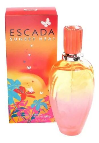 Духи Эскада Sunset Heat. Escada Sunset Heat духи. Escada Sunset Heat for women. Духи Эскада манго.