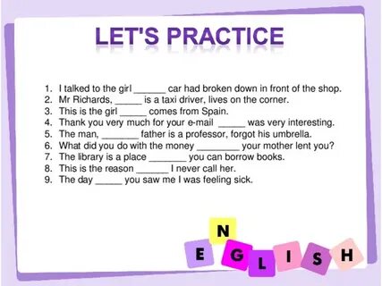 I can talk in english