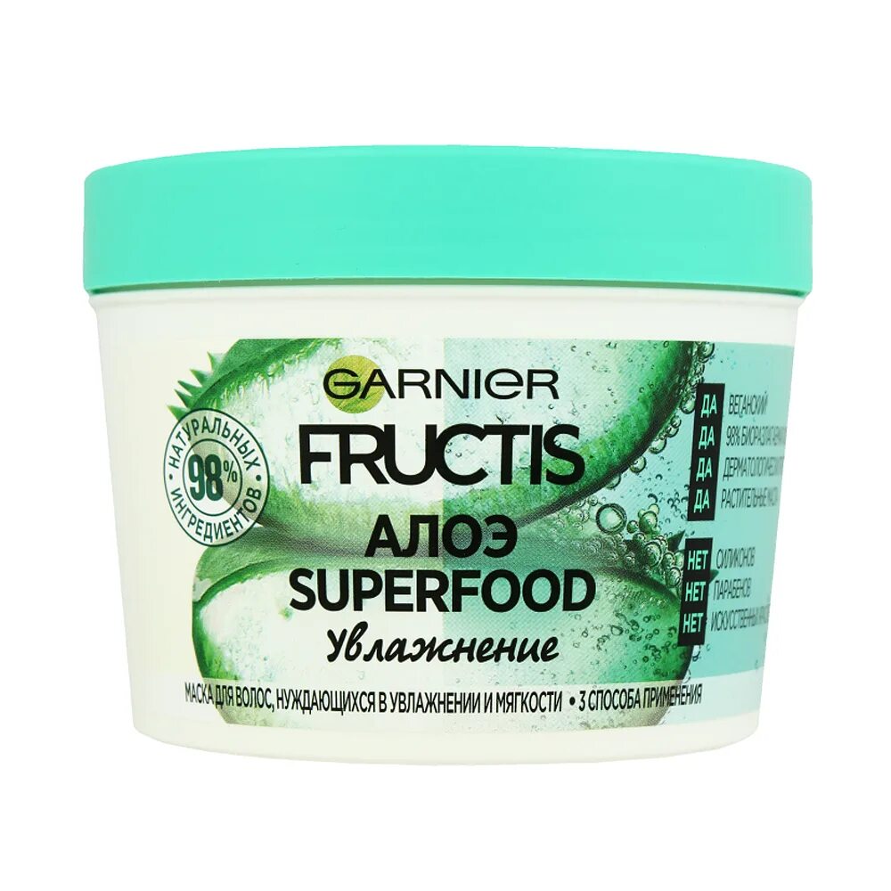 Маска garnier superfood. Маска алоэ Superfood Garnier Fructis. Garnier Fructis Superfood маска для волос 390мл. Fructis Superfood маска для волос алоэ 390. Маска для волос гарньер алоэ.