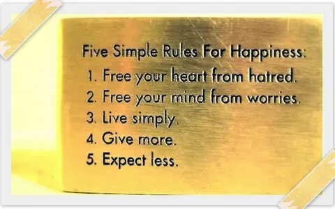 Expect less