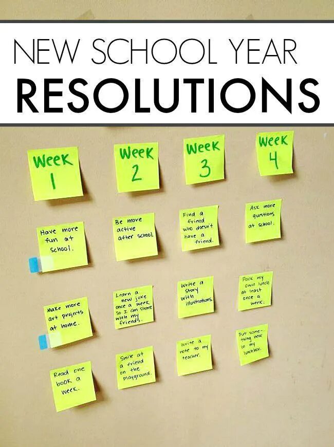 School year Resolutions. New year Resolutions for School. New School year Resolutions. Academic year Resolutions.