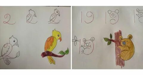 Как нарисовать с помощью цифр