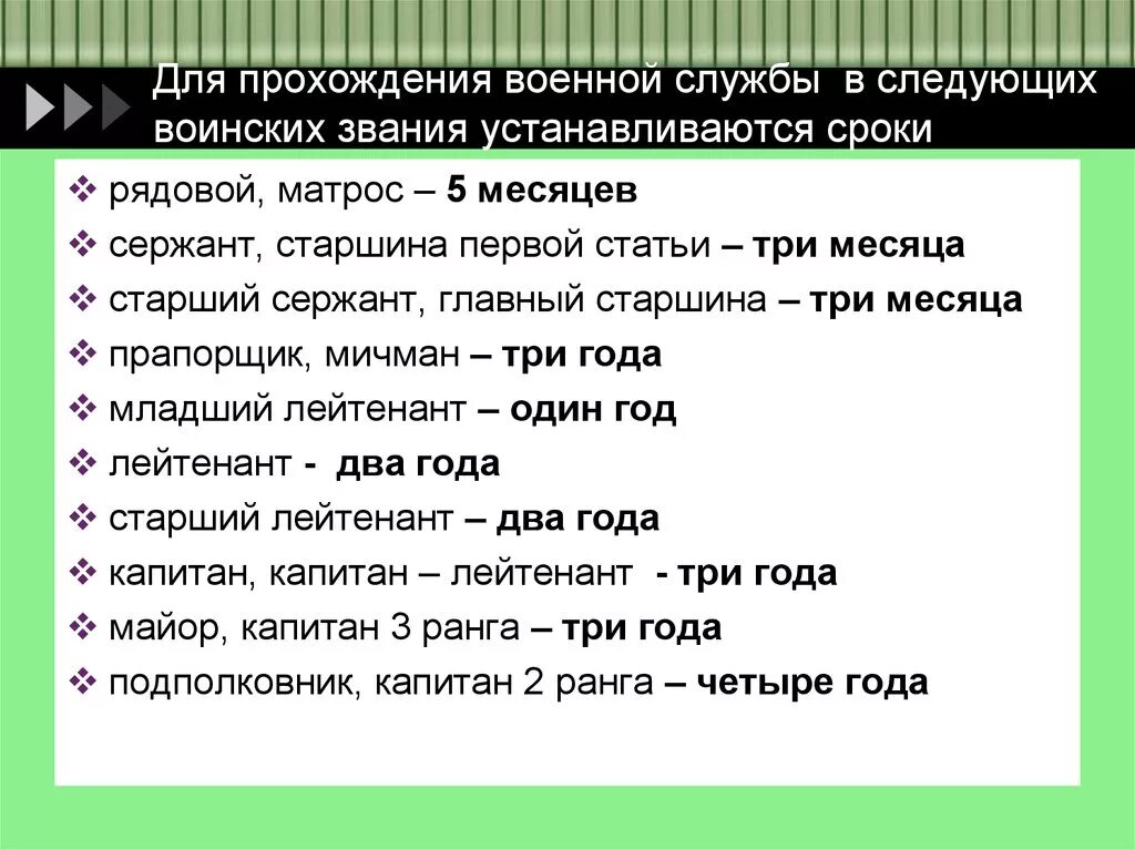 Сроки службы в воинских званиях. Сроки присвоения воинских званий. Сроки присвоения воинских званий военнослужащим. Срок службы в армии в зв. Сроки в званиях внутренней службы