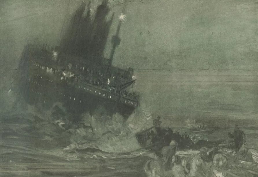 The titanic sink in 1912 somebody