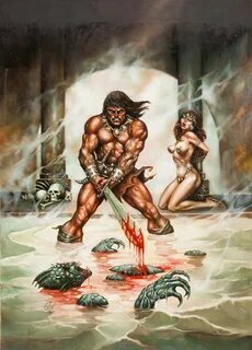 Savage Sword of Conan #177 Cover Art 