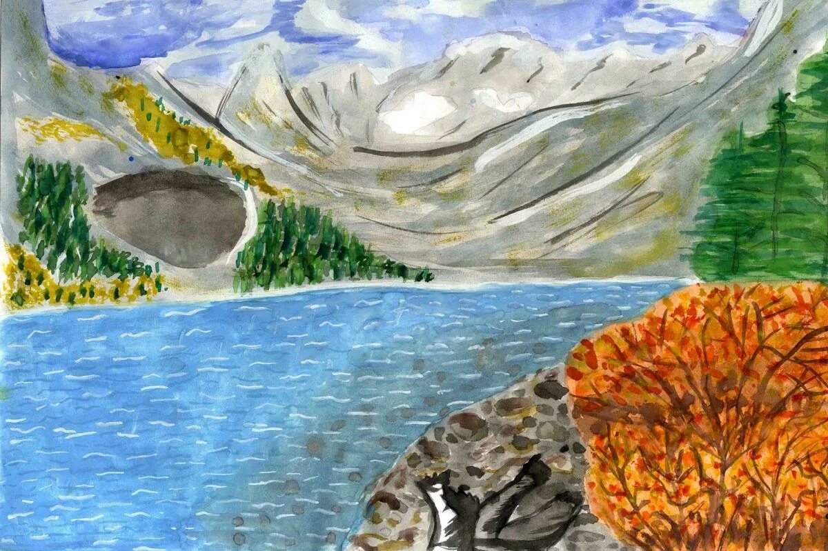 Нарисовать воду 2 класс окружающий мир. Природа рисунок. Иллюстрация на тему природа. Рисунки по теме природа. Детские рисунки природы.