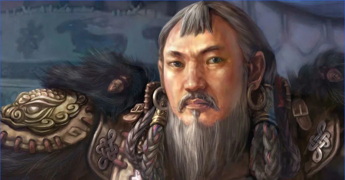 Казахи потомки. Хан улуса Джучи. Чингис Хан портрет.