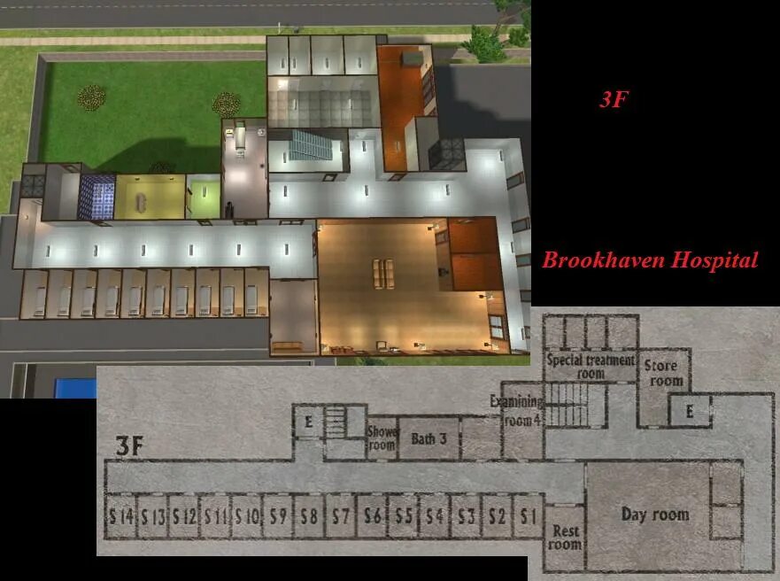 Где яйца в брукхейвен 2024 хард. Brookhaven Hospital (госпиталь Брукхейвен).. Silent Hill госпиталь Brookhaven. Silent Hill 2 госпиталь Brookhaven карта. Сайлент Хилл 2 больница.