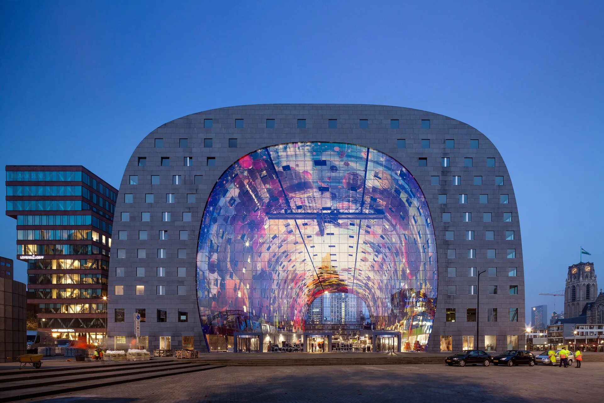 Mvrdv. Рынок в Роттердаме Markthal. Market Hall Роттердам Нидерланды. Markthal, Роттердам, Голландия. Архитектурные бюро MVRDV (Нидерланды).