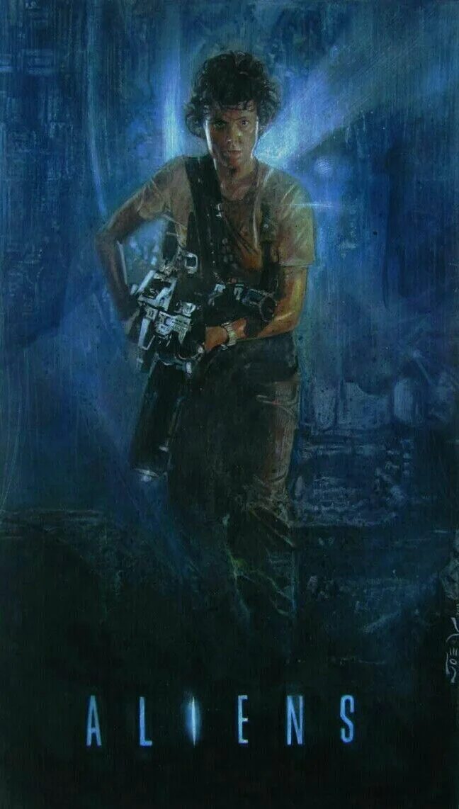 Aliens 1986 постеры. Чужие Aliens 1986 Постер. Чужой и Рипли Постер.