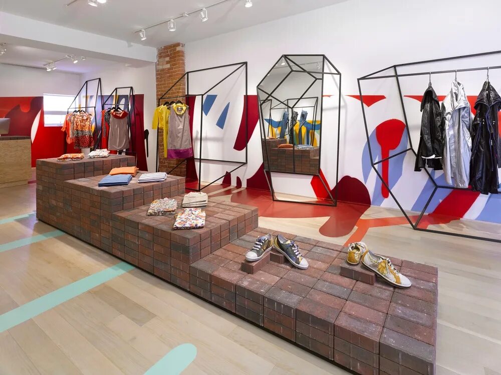 дизайн магазина табака. Pop up магазин открытый. табачная лавка дизайн. гостиная в стиле поп арт. бионические формы в интерьере.