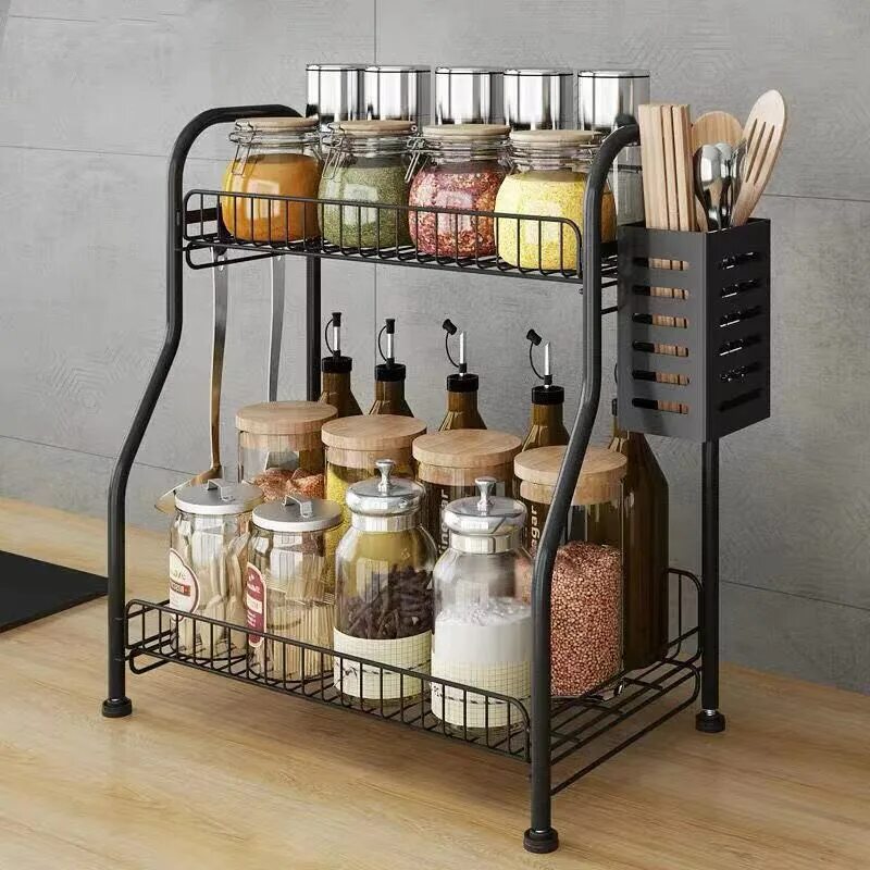 Полка для специй на кухню икеа. Стойка для хранения специй Kitchen Rack. Полка кухонная для специй настольная. Полка для специй черная.