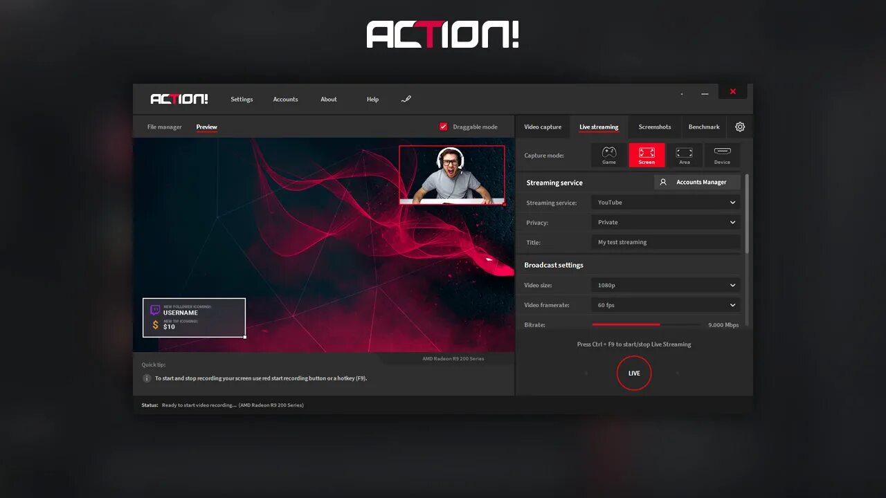 Игра Action-Gameplay recording and streaming. Action! - Gameplay recording and streaming картинки. АХУХУ Action! - Gameplay recording and streaming. Action game Recorder and Streamer PNG. Экшен запись