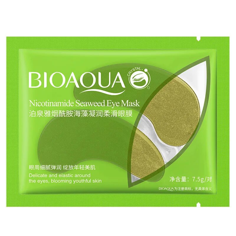 Nicotinamide moisturizing mask. BIOAQUA Nicotinamide Seaweed Eye Mask. Патчи БИОАКВА. Патчи с морскими водорослями BIOAQUA. Патчи для глаз БИОАКВА.