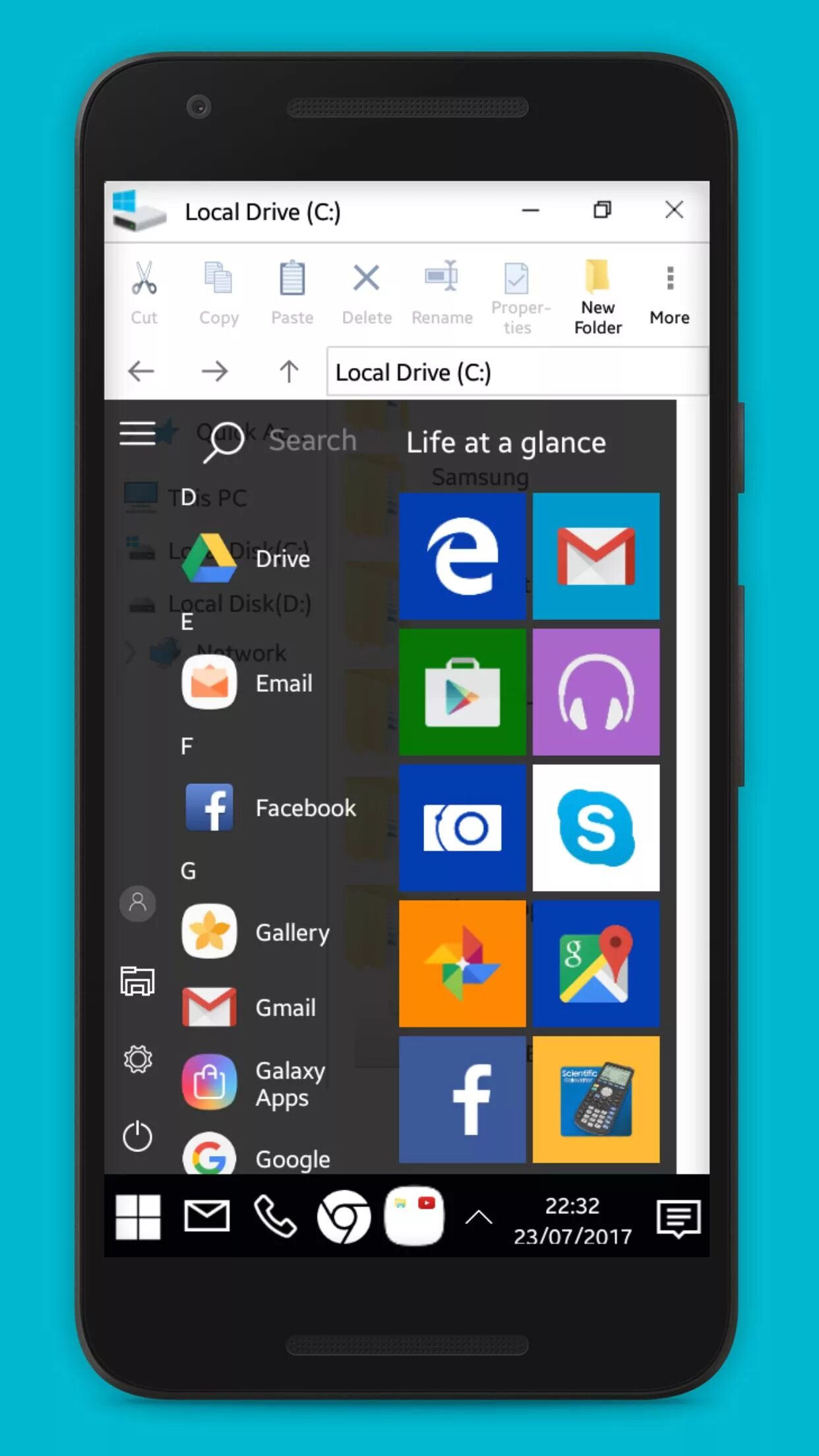 Windows launcher. Windows launcher