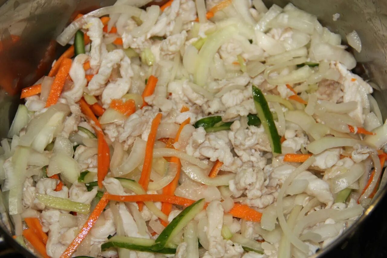 Хе с судаком и морковью