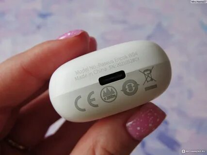 Беспроводные наушники baseus encok w04 white