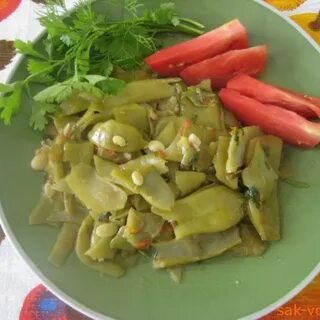 Рецепт блюд из стручковой зеленой фасоли