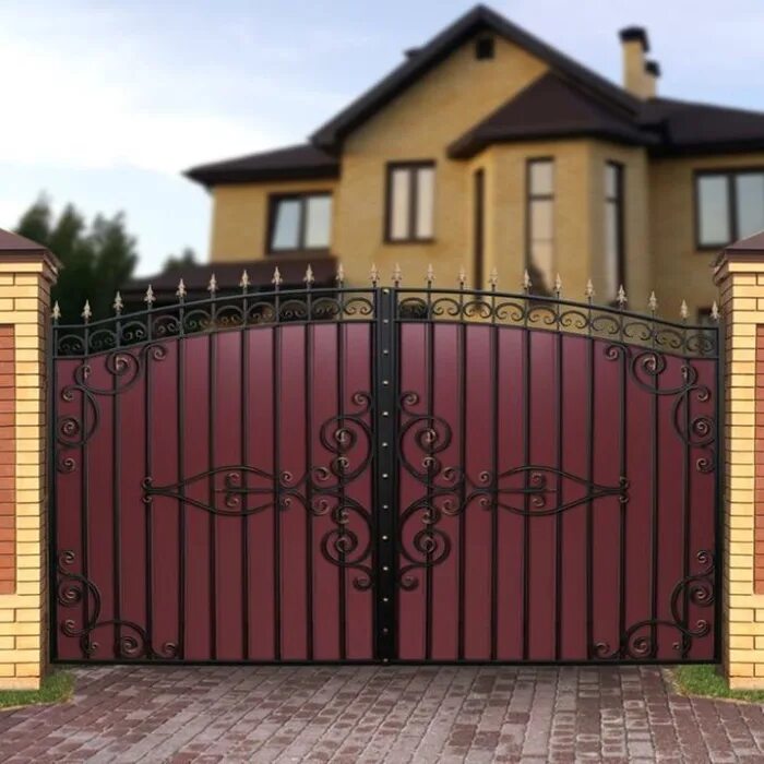 Ворота doorhan с калиткой. Ворота doorhan. Ворота из профильной трубы 40х20. Ворота распашные нижний новгород. Уличные распашные ворота дорхан с калиткой.