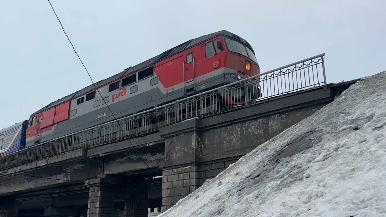 Тепловоз. Поезд поезд. Тэп70. Поезд 116щ Москва Архангельск.