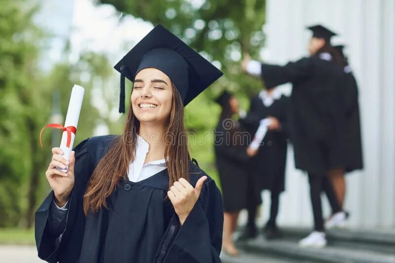 He graduated the university before