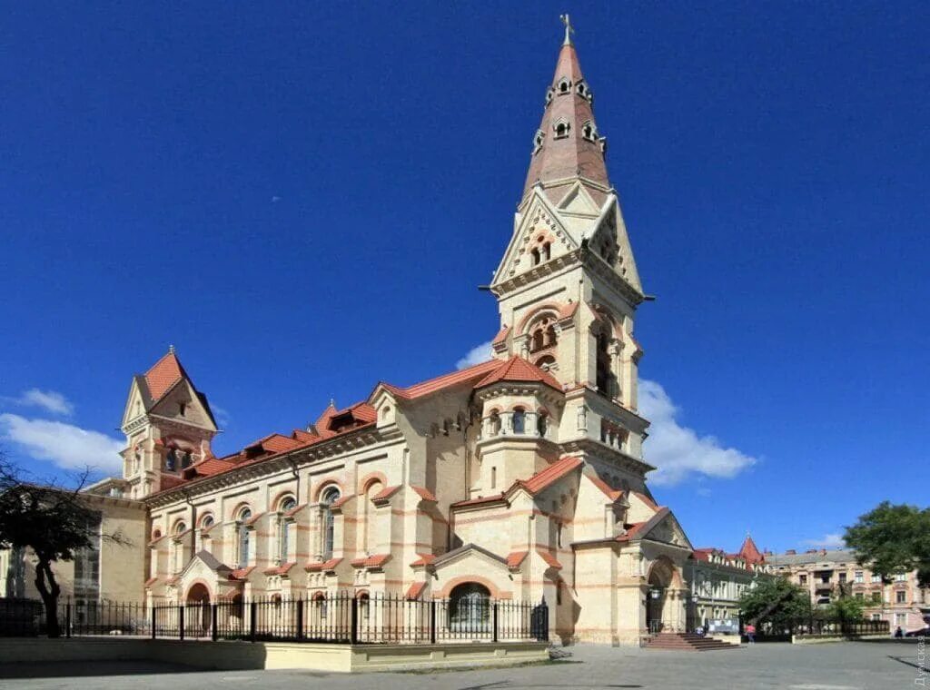 Одесская церковь. Лютеранская Церковь Одесса. Кирха Одесса фото.