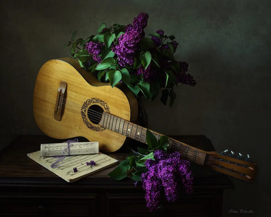 Инструменты для романса. Натюрморт с гитарой. Гитара цветы. Гитара с цветами. Натюрморт с музыкальными инструментами.