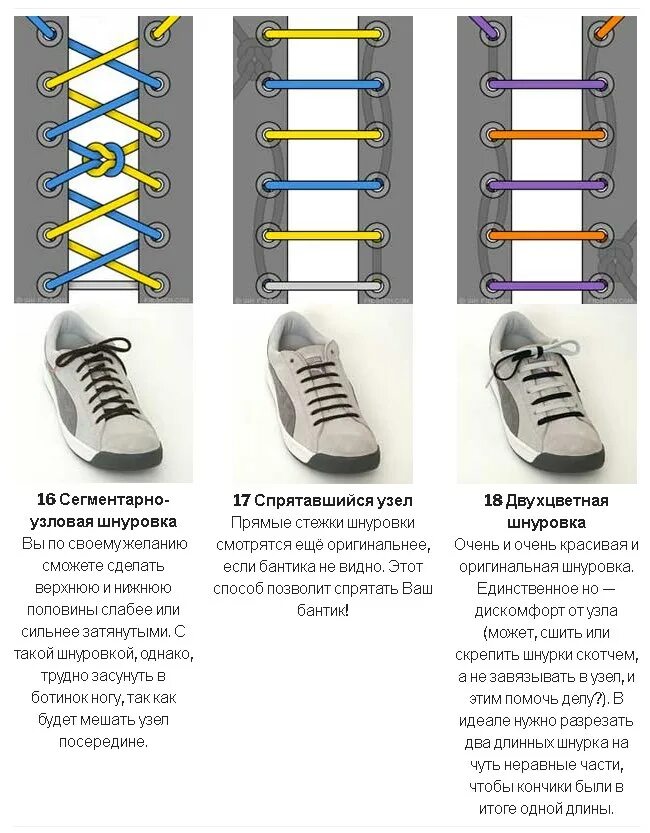Как сделать ленивую шнуровку
