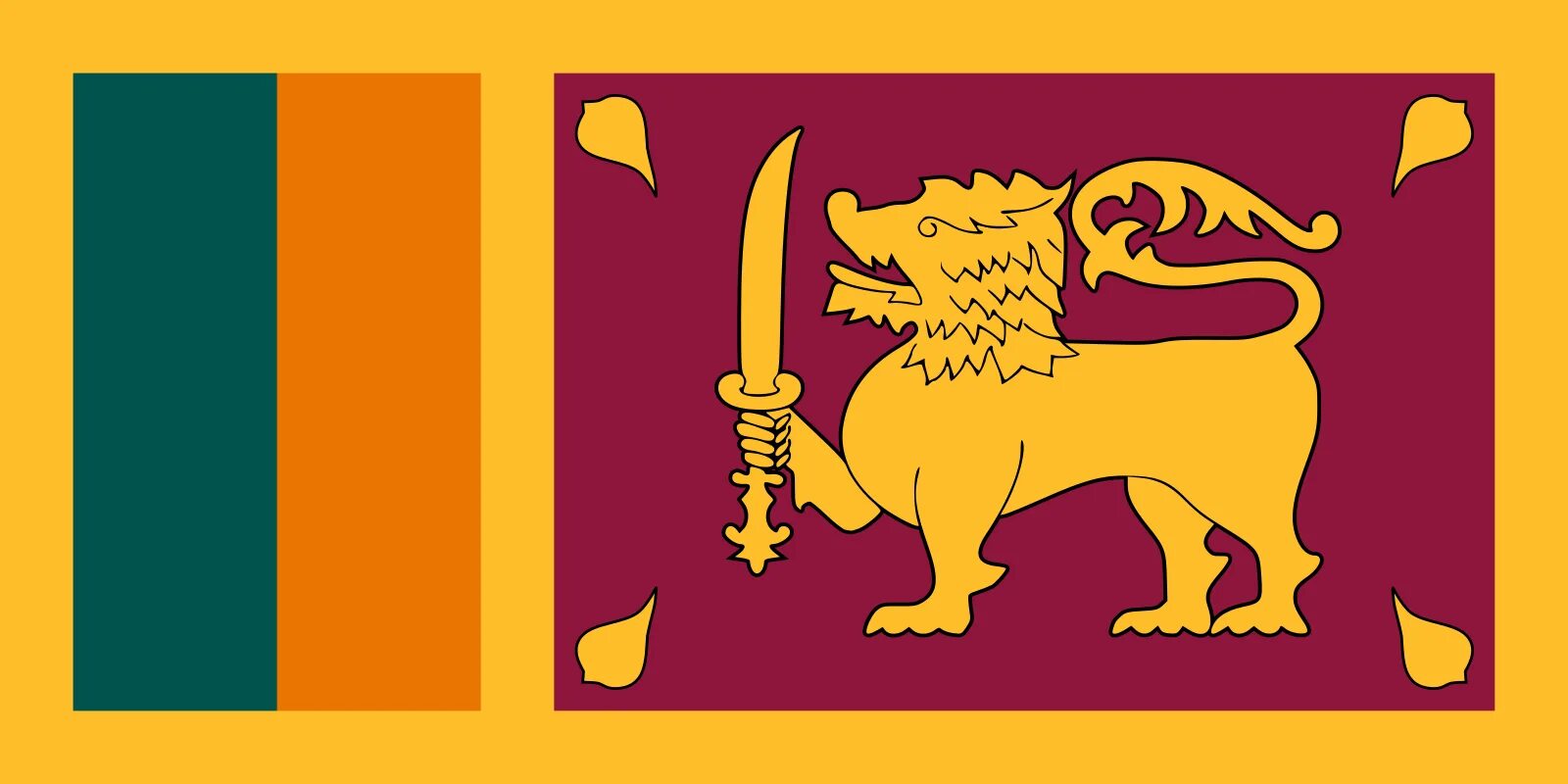 Цвета шри ланки. Флаг Шри Ланки. Флаг Цейлона. Альтернативный флаг Шри Ланки. Флаг Шри Джаяварденепура котте.