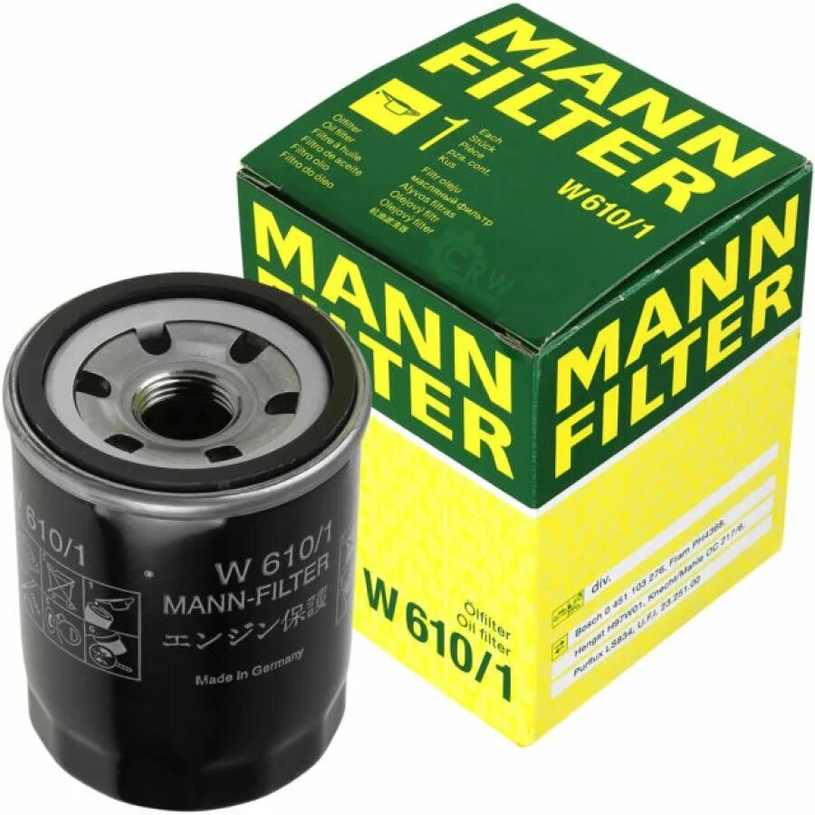 Масляный фильтр. Фильтр масляный Mann w6101. Фильтр масляный Mann-Filter w610/1. Фильтр масляный Mann w 610/1. 1651061a31 Suzuki фильтр масляный.