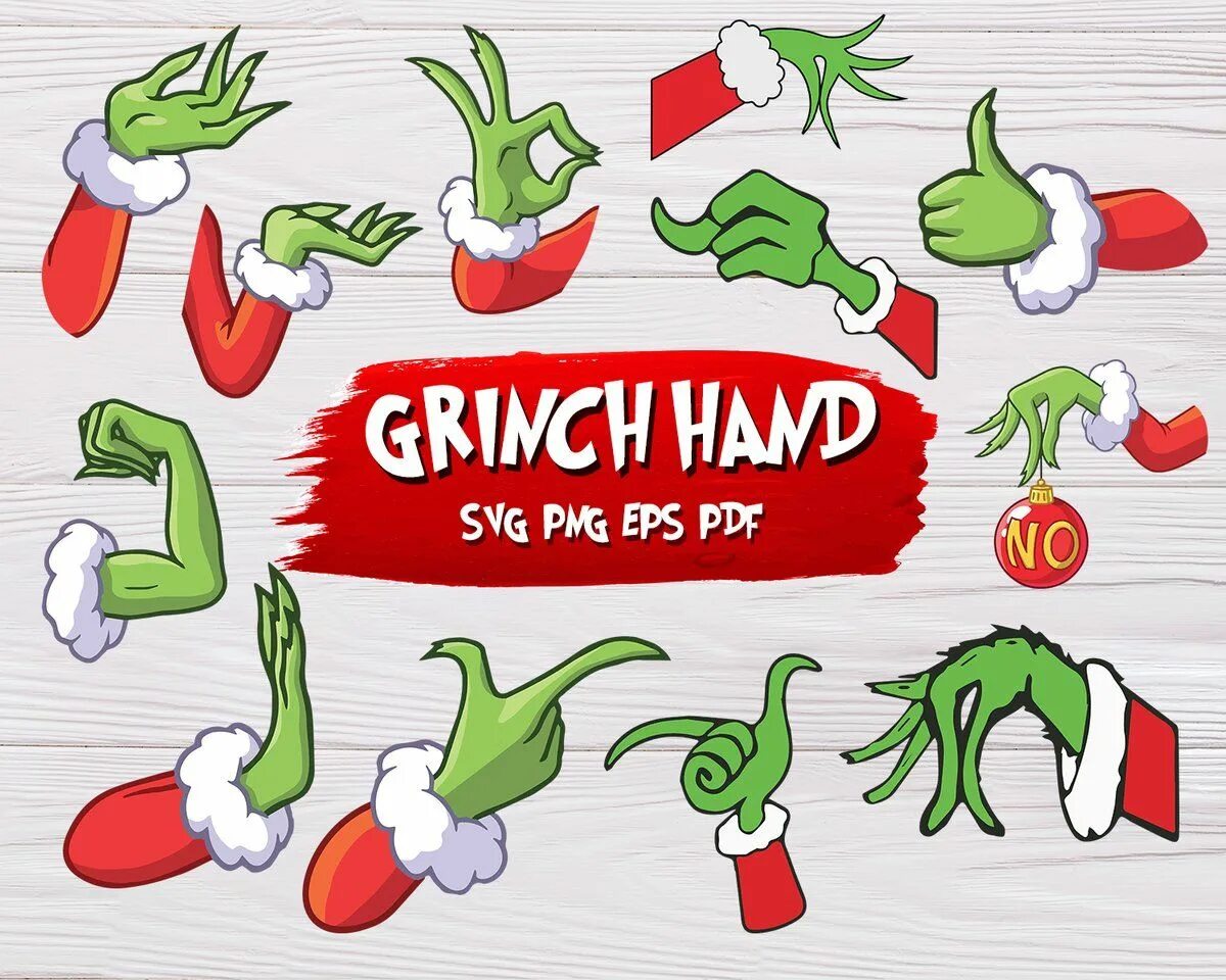 Гринч вектор. Grinch svg. приглашение в стиле гринч. гринч рука рисунок.